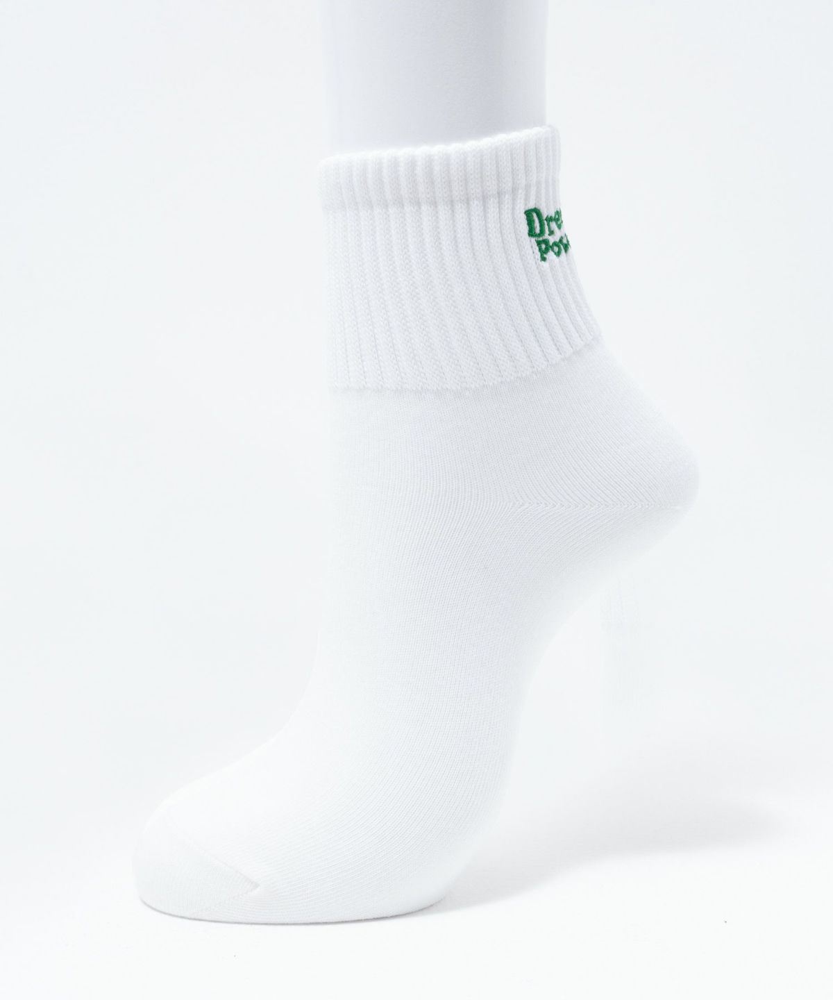 NAVY リブロゴ刺繍ショート丈ソックス レディース