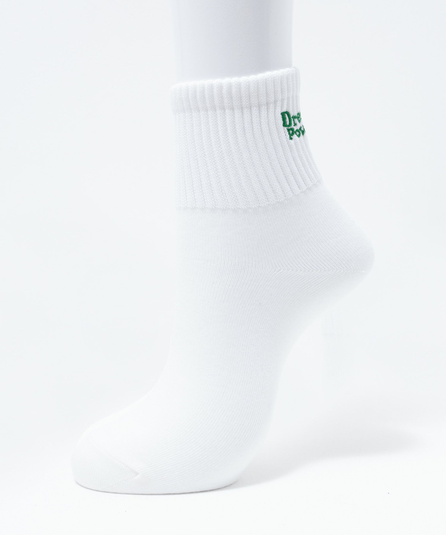 NAVY リブロゴ刺繍ショート丈ソックス レディース