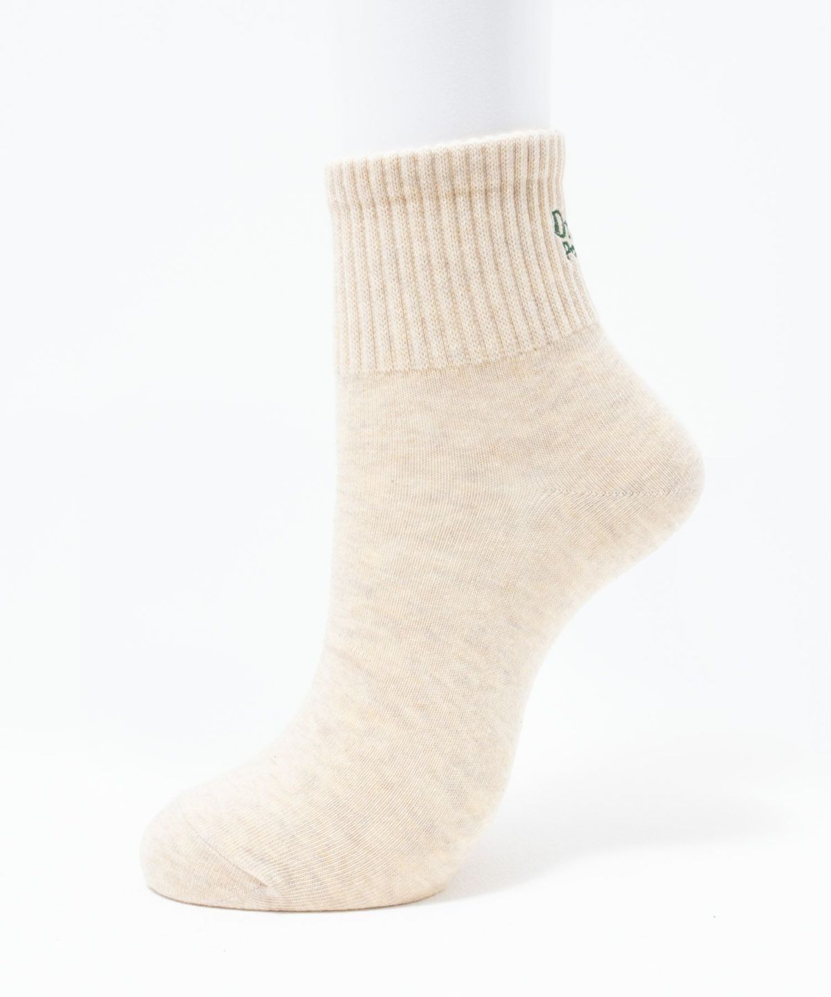 NAVY リブロゴ刺繍ショート丈ソックス レディース