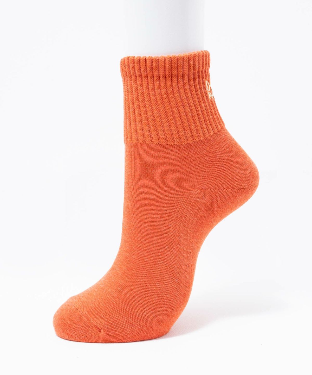 NAVY リブロゴ刺繍ショート丈ソックス レディース