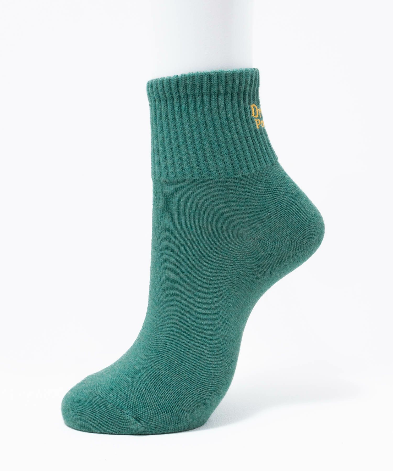 NAVY  リブロゴ刺繍ショート丈ソックス レディース商品画像-6