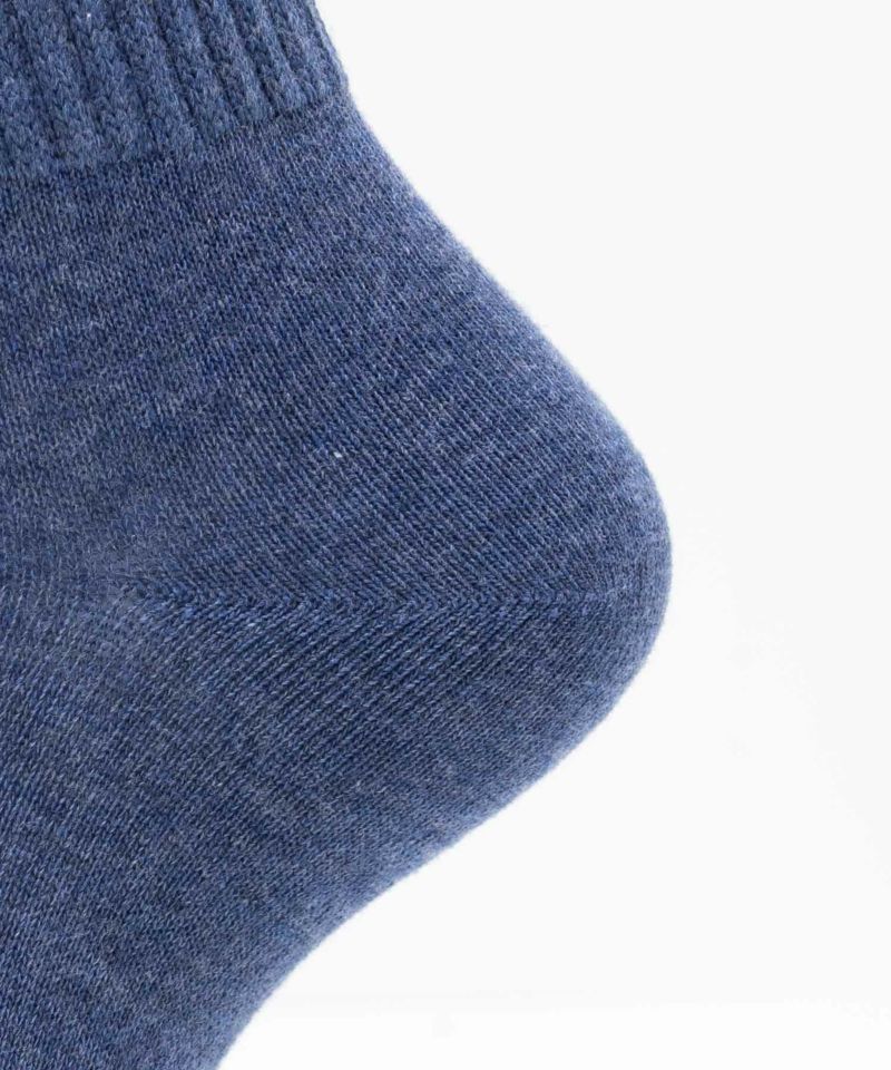 NAVY  リブロゴ刺繍ショート丈ソックス レディース商品画像-12