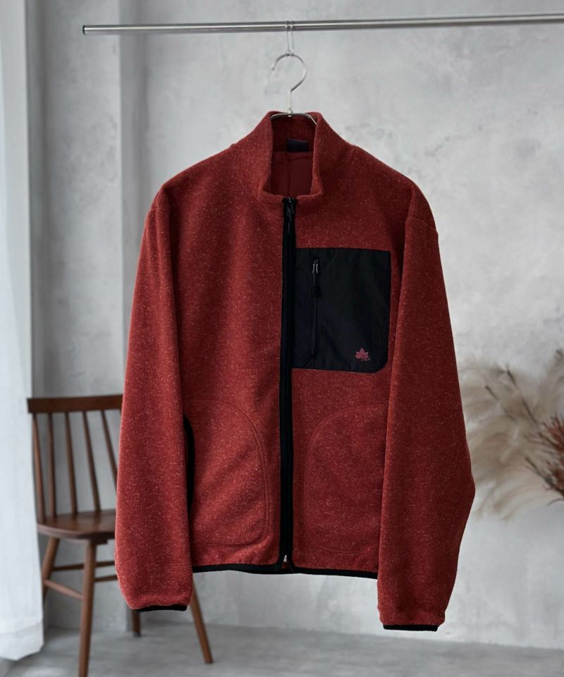 Pazdesign パズデザイン フリースジャケット 毛羽立ち、毛玉あり