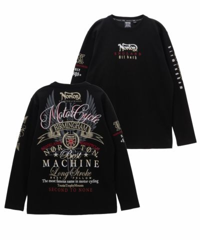 Norton エンブレムMAX長袖Tシャツ メンズ