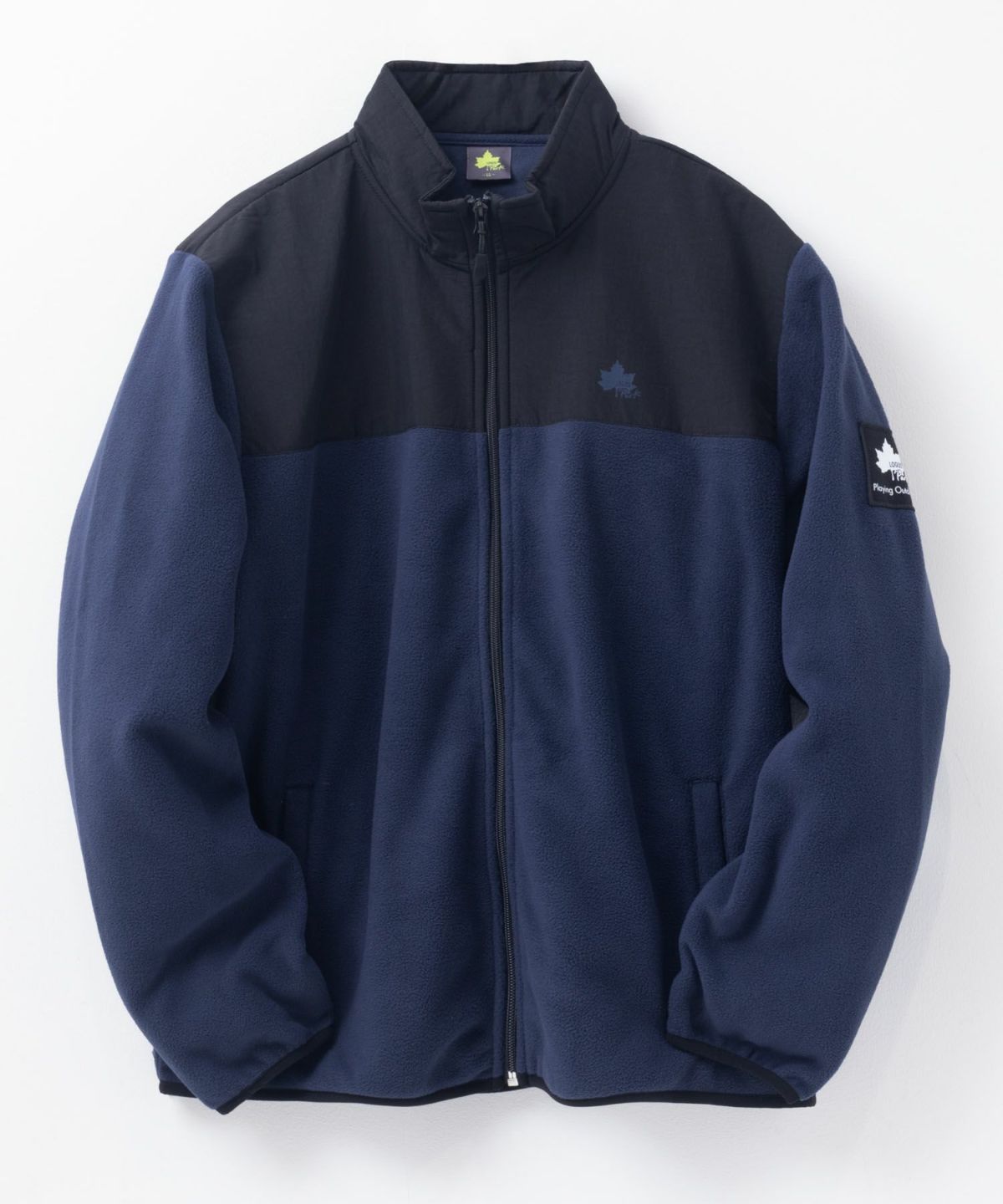 LOGOS PARK フリース切替ジャケット メンズ