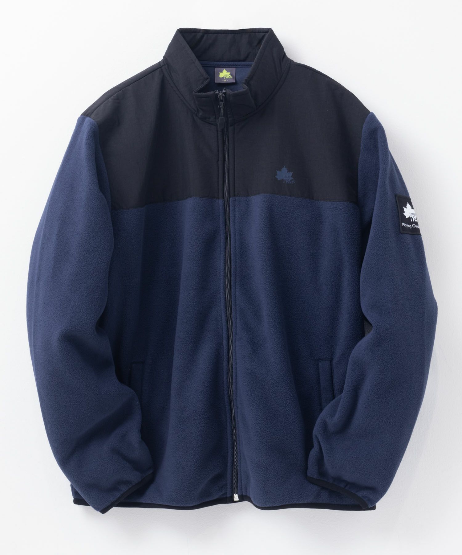 LOGOS PARK フリース切替ジャケット メンズ