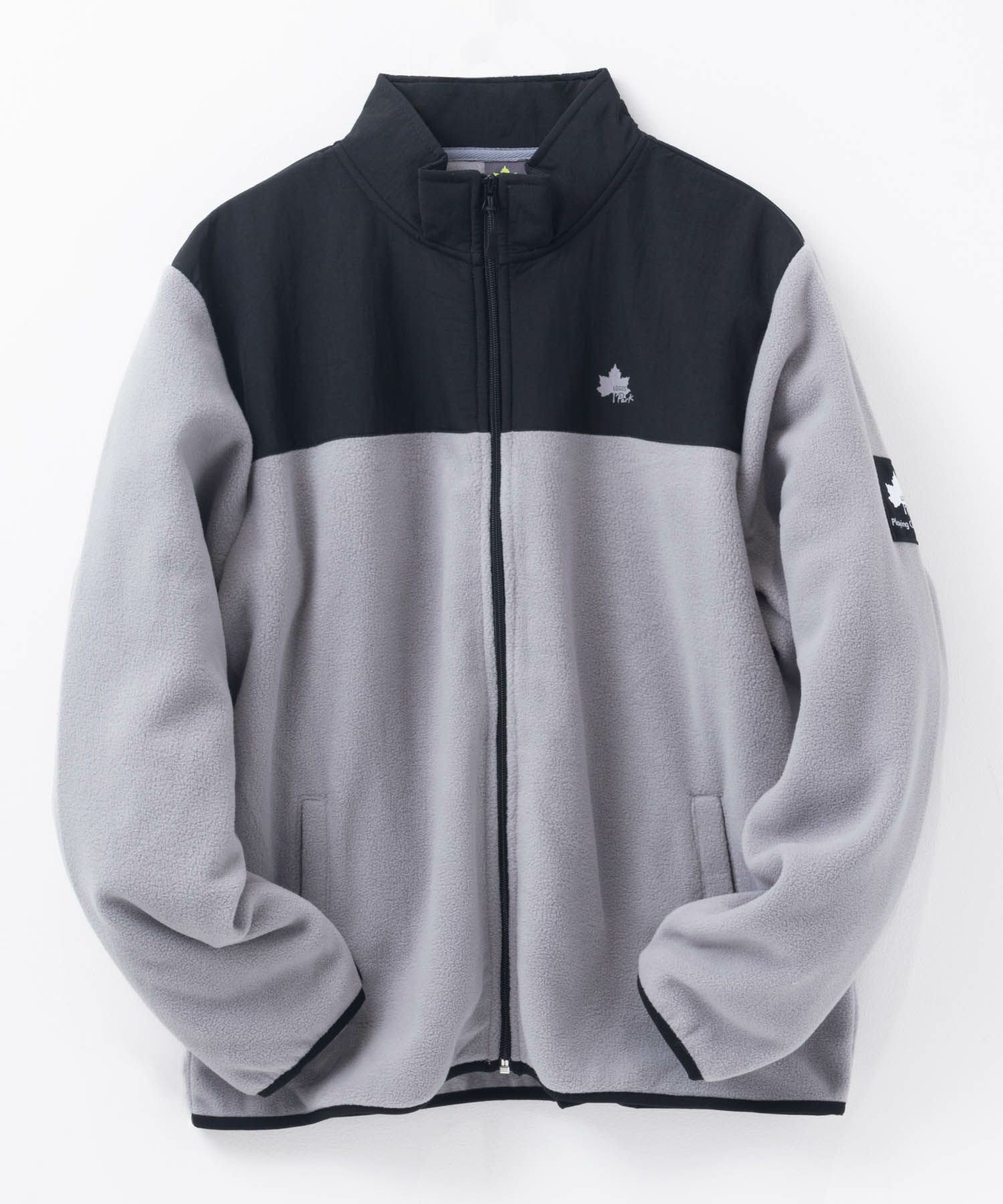 LOGOS PARK フリース切替ジャケット メンズ