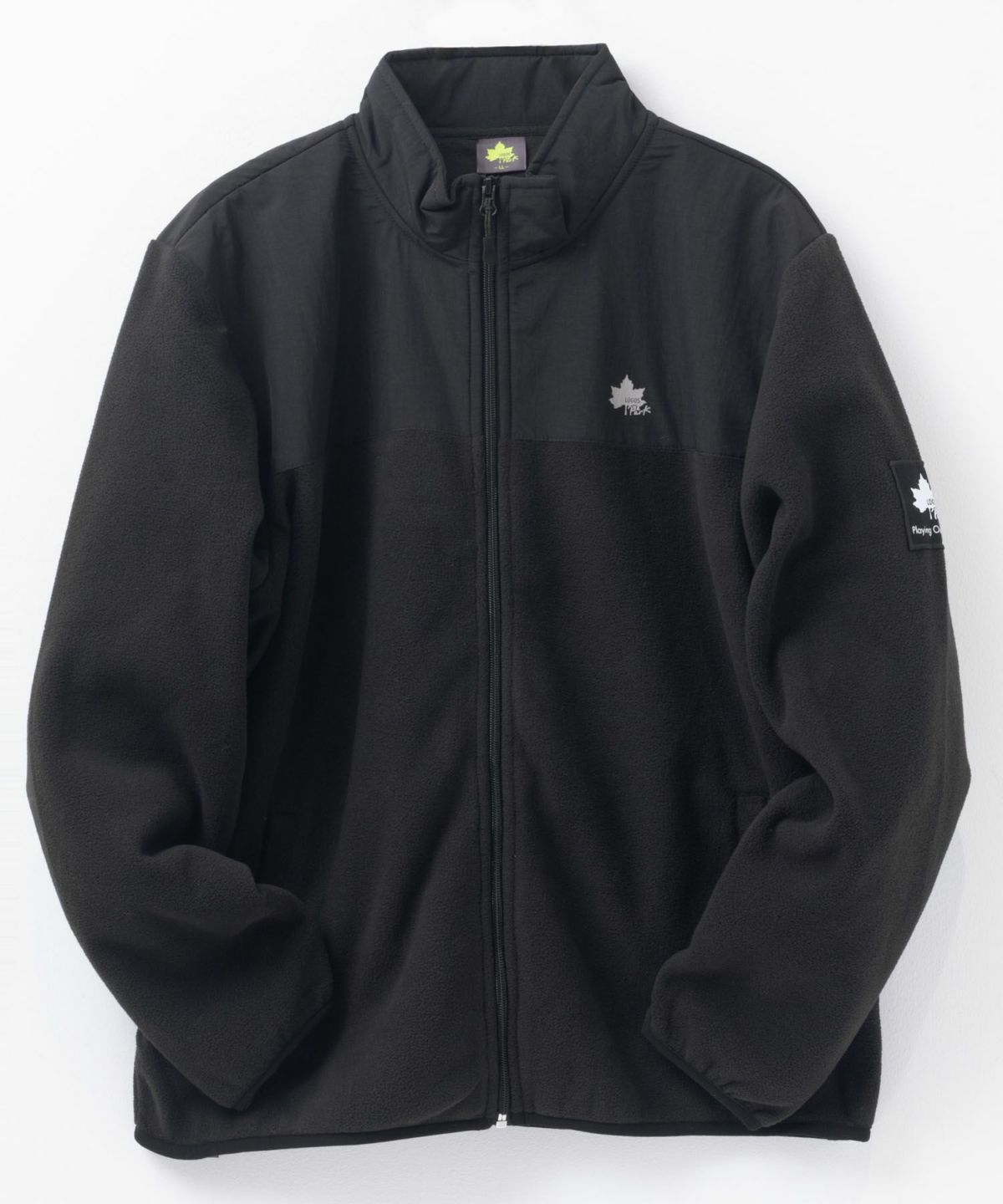 LOGOS PARK フリース切替ジャケット メンズ