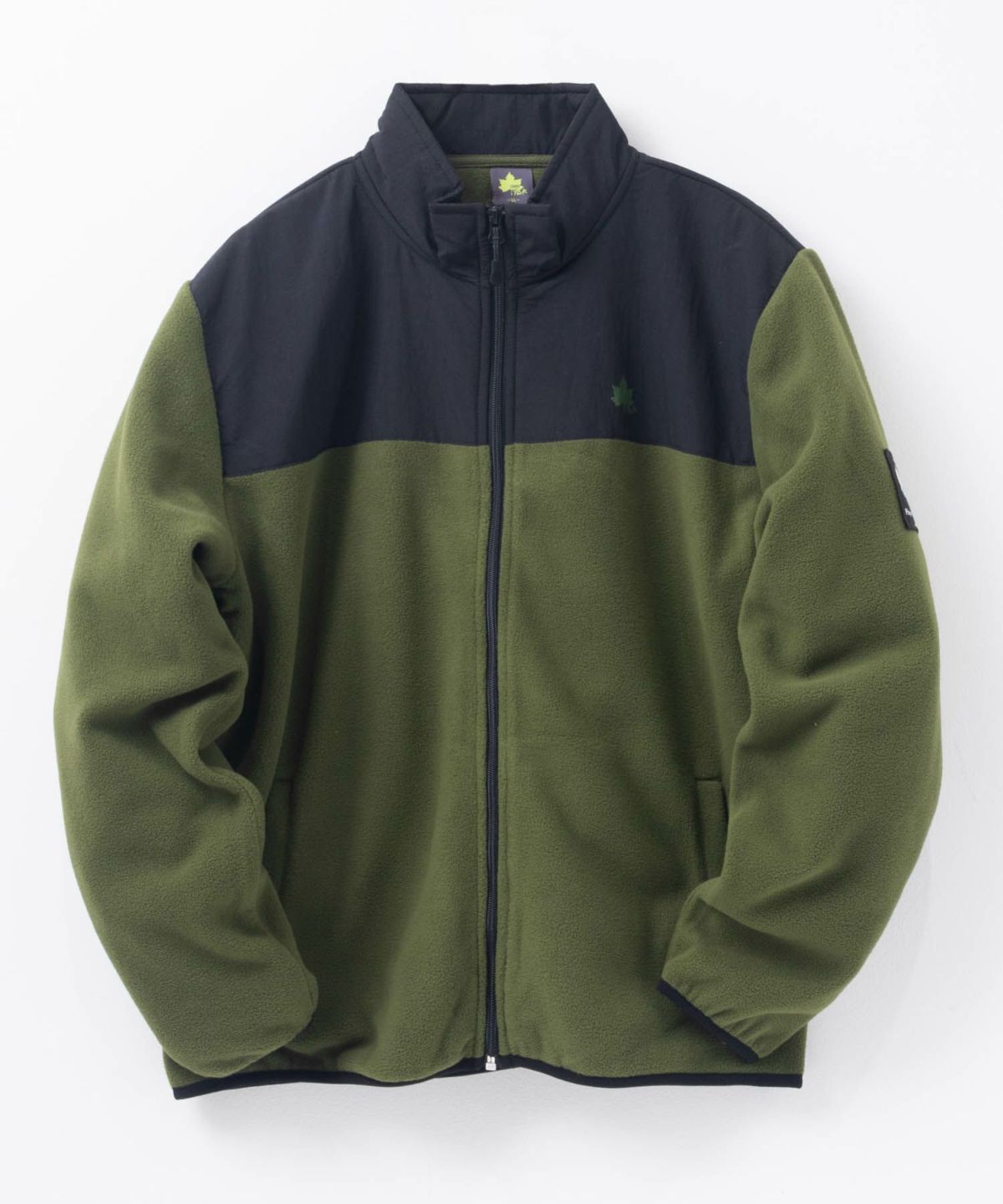 LOGOS PARK フリース切替ジャケット メンズ