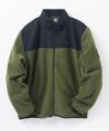 LOGOS PARK フリース切替ジャケット メンズ