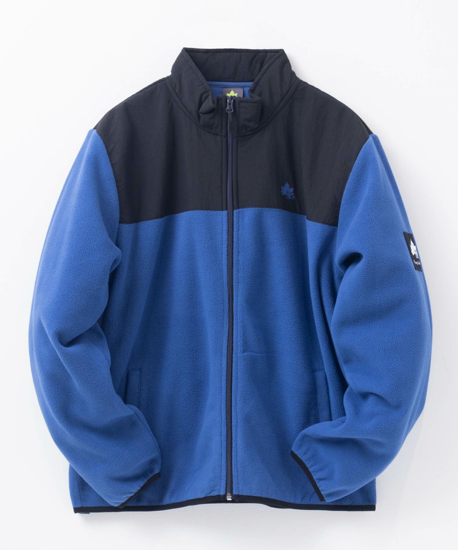 LOGOS PARK フリース切替ジャケット メンズ