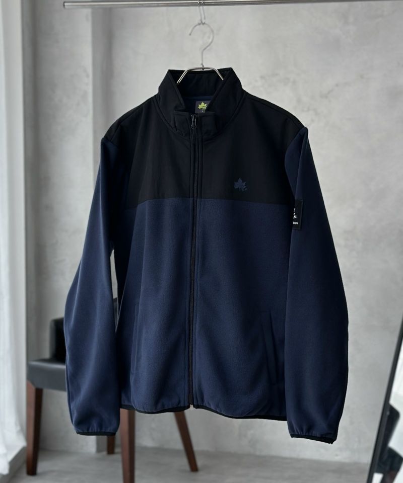 フリースジャケット LOGOS PARK フリース切替ジャケット メンズ