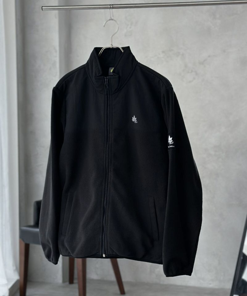 STONE 　モックネックフリース切替中綿キルティング　L　ロゴ LOGOS PARK フリース切替ジャケット メンズ