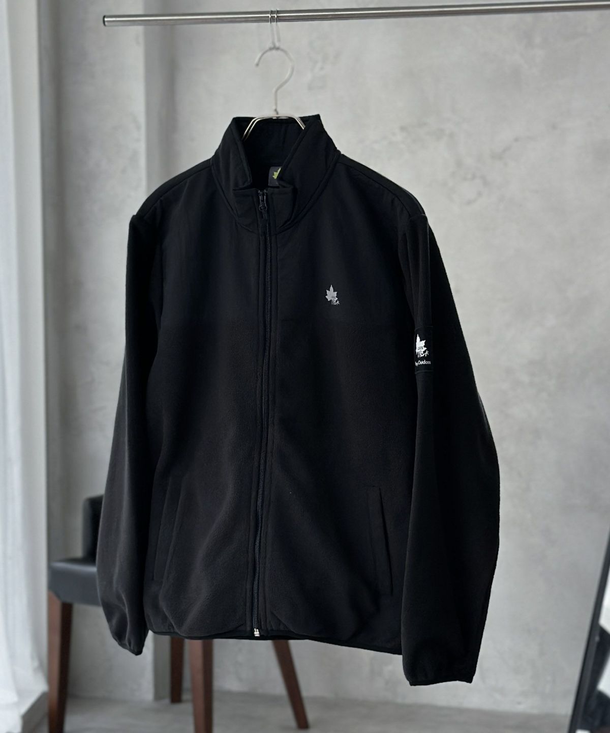 LOGOS PARK フリース切替ジャケット メンズ