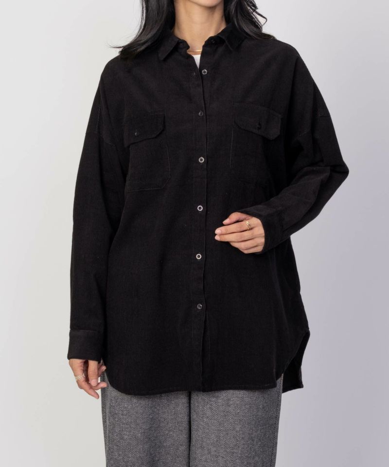 Howdy Marie  インドコールオーバーシャツ レディース商品画像-3