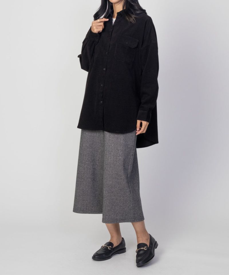 Howdy Marie インドコールオーバーシャツ レディース商品画像-6