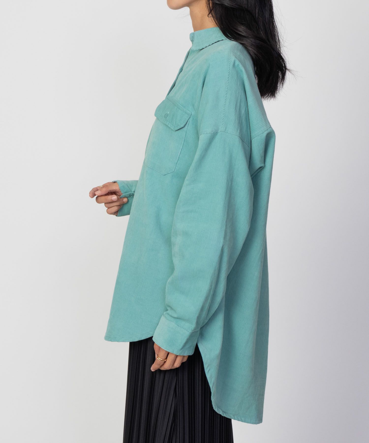 Howdy Marie  インドコールオーバーシャツ レディース商品サムネイル-7