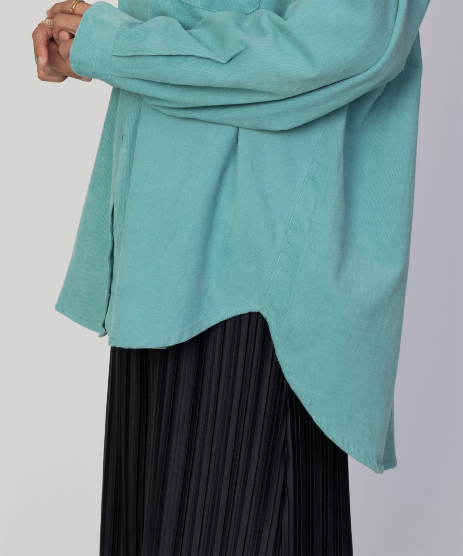 Howdy Marie インドコールオーバーシャツ レディース商品画像-9