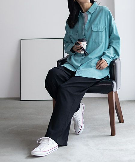 Howdy Marie  インドコールオーバーシャツ レディース商品画像-23