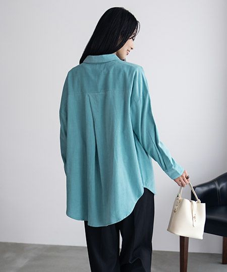 Howdy Marie  インドコールオーバーシャツ レディース商品画像-30