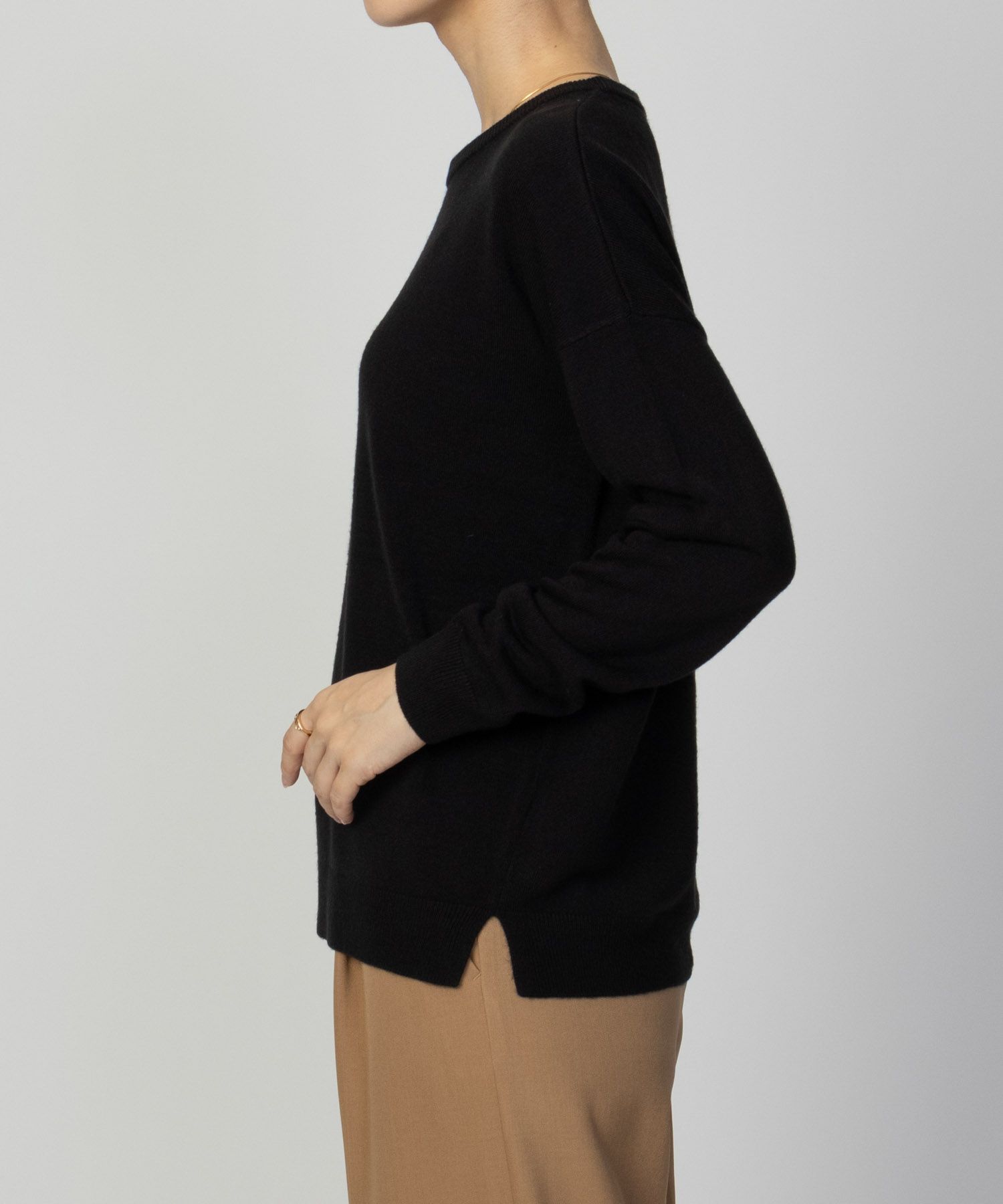 [さらに50%OFF]nAvy カシミヤタッチニット クルーネック レディース商品画像-7