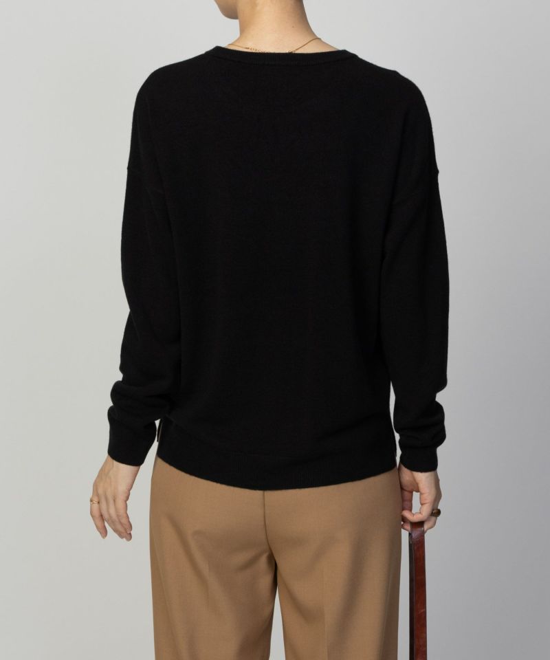 [さらに50%OFF]nAvy カシミヤタッチニット クルーネック レディース商品画像-8