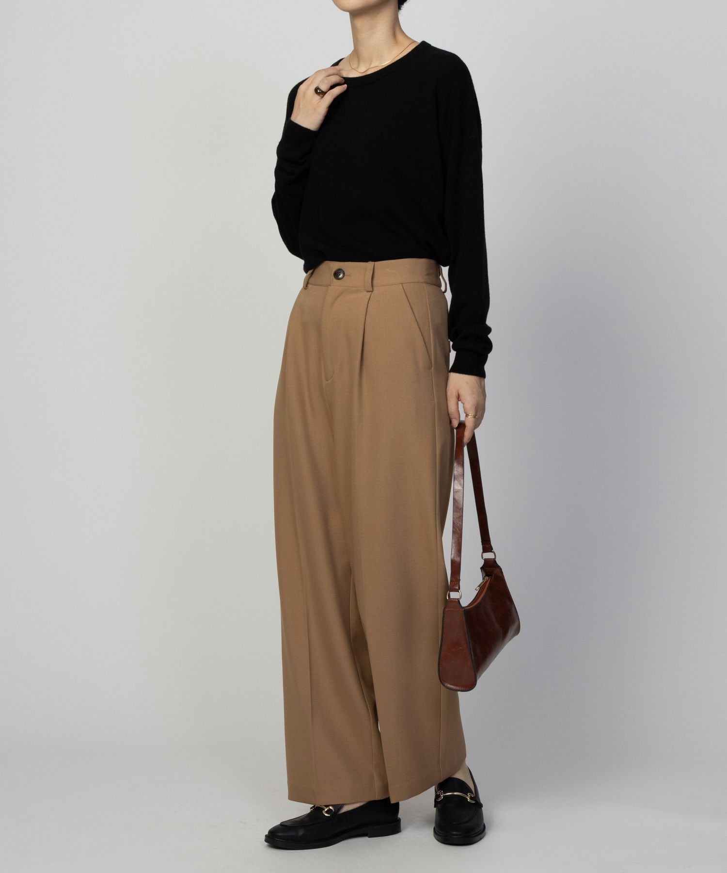 [さらに50%OFF]nAvy カシミヤタッチニット クルーネック レディース商品サムネイル-10