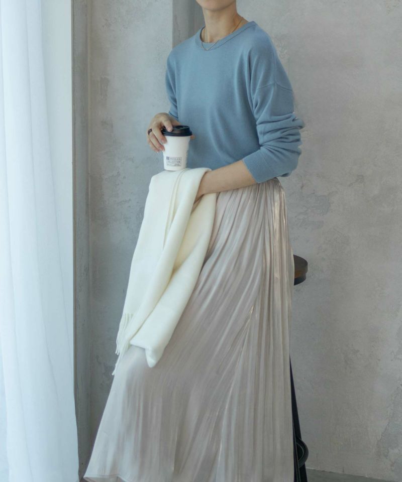 nAvy カシミヤタッチニット クルーネック レディース商品画像-16