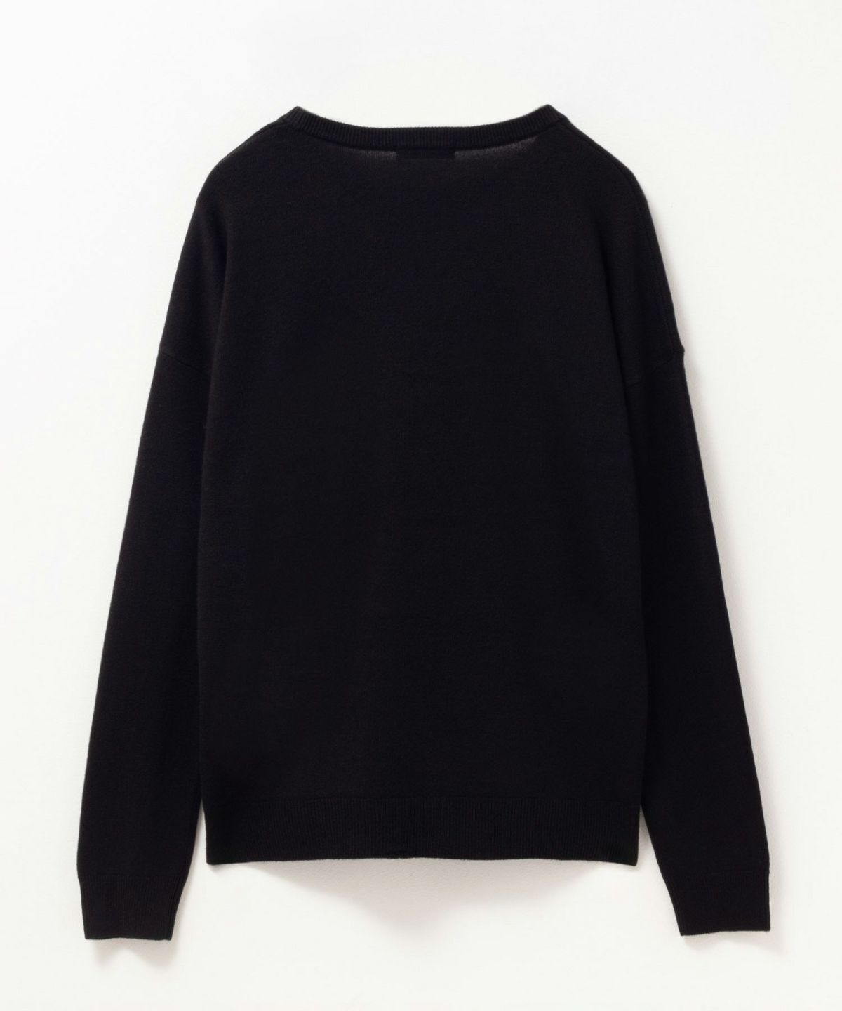 NAVY カシミヤタッチニット クルーネック レディース