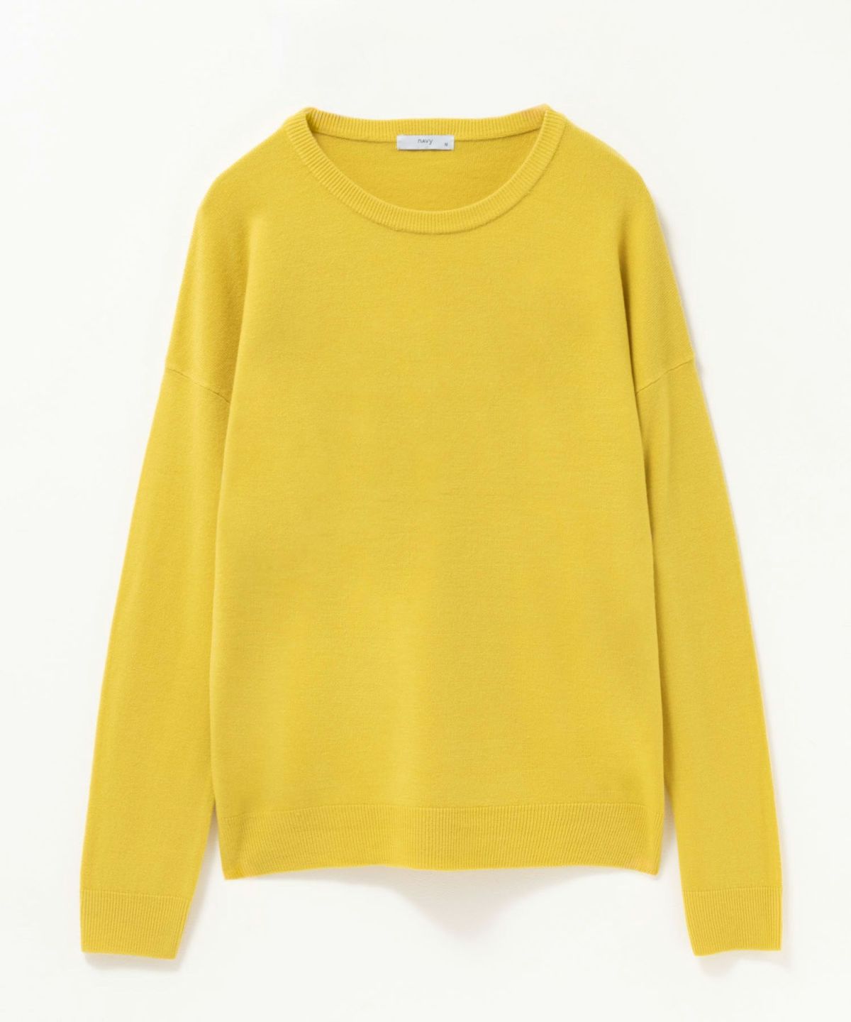 NAVY カシミヤタッチニット クルーネック レディース