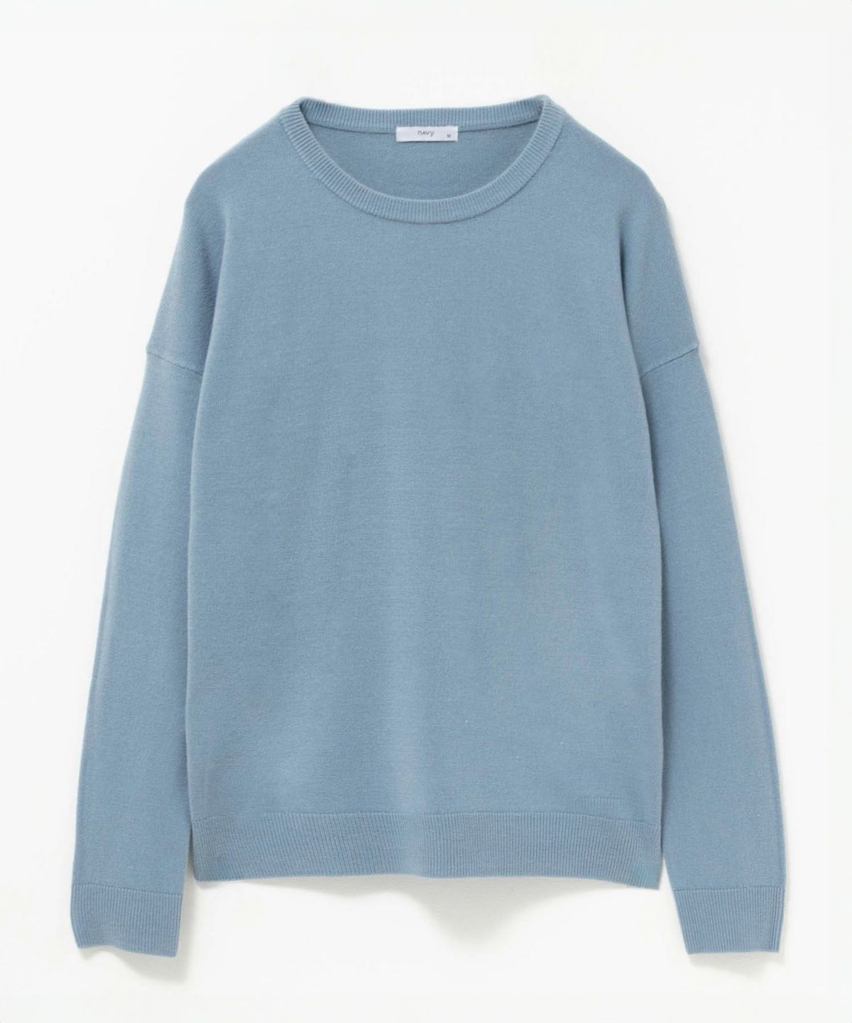 NAVY カシミヤタッチニット クルーネック レディース