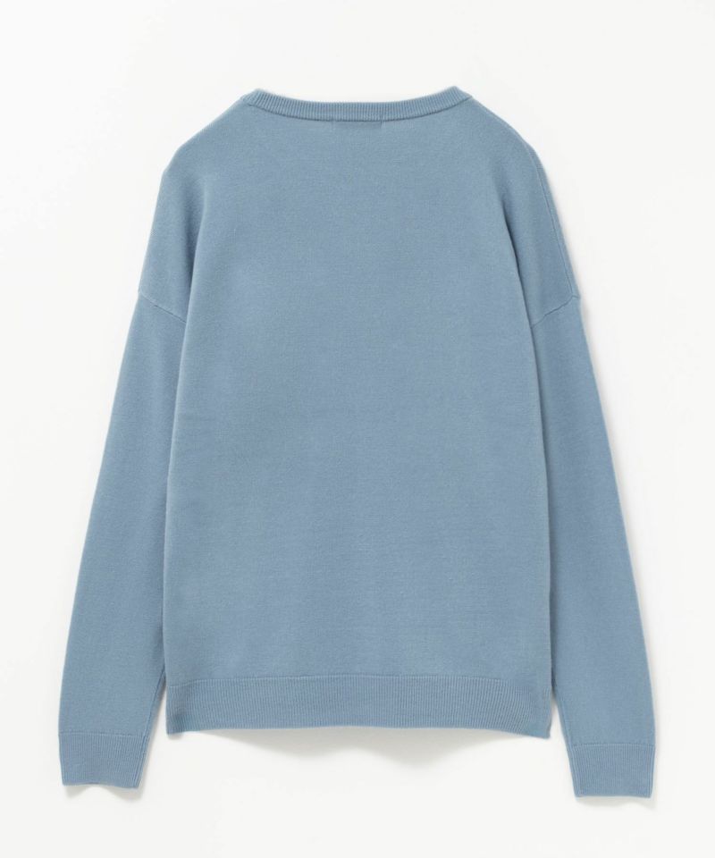 [さらに50%OFF]nAvy カシミヤタッチニット クルーネック レディース商品画像-24