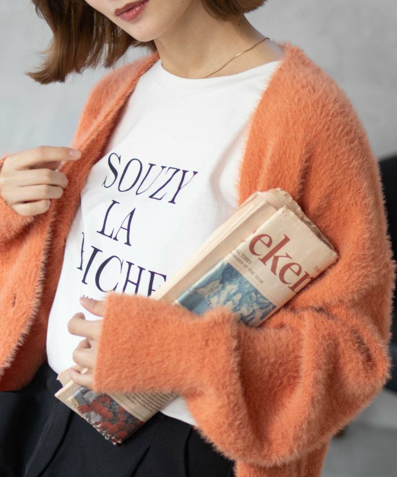 Howdy Marie  フェザー素材ロングカーディガン レディース商品画像-13