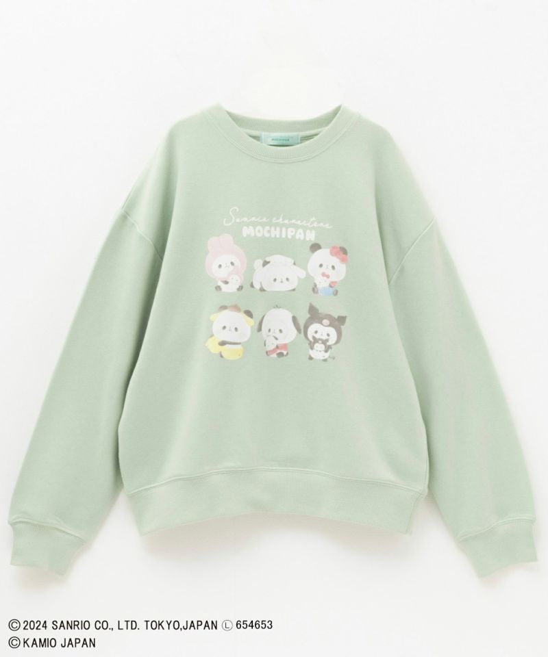 もちもちぱんだ×サンリオキャラクターズ トレーナー キッズ商品画像-1