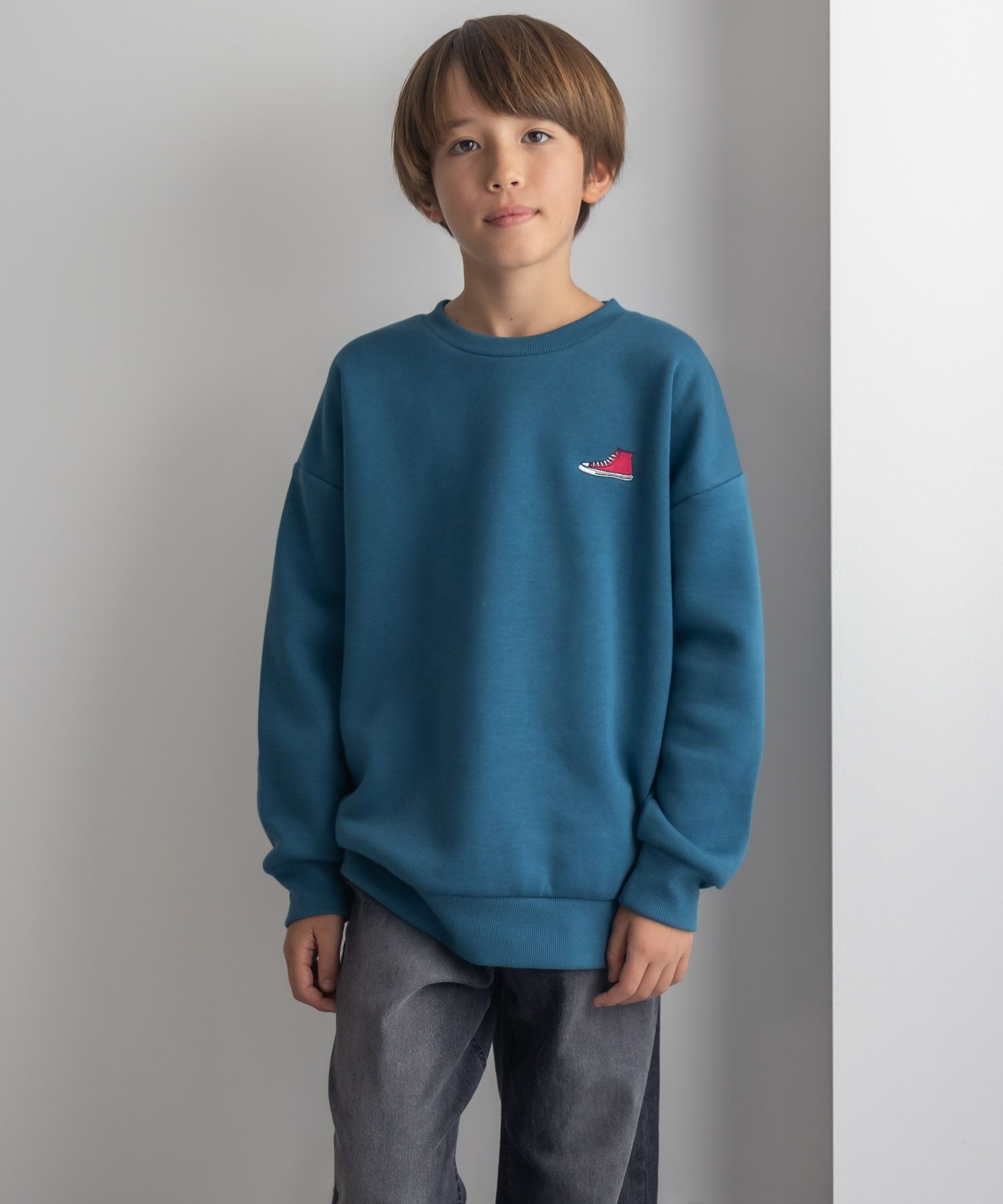 CONVERSE  ビッグロゴトレーナー キッズ商品画像-6