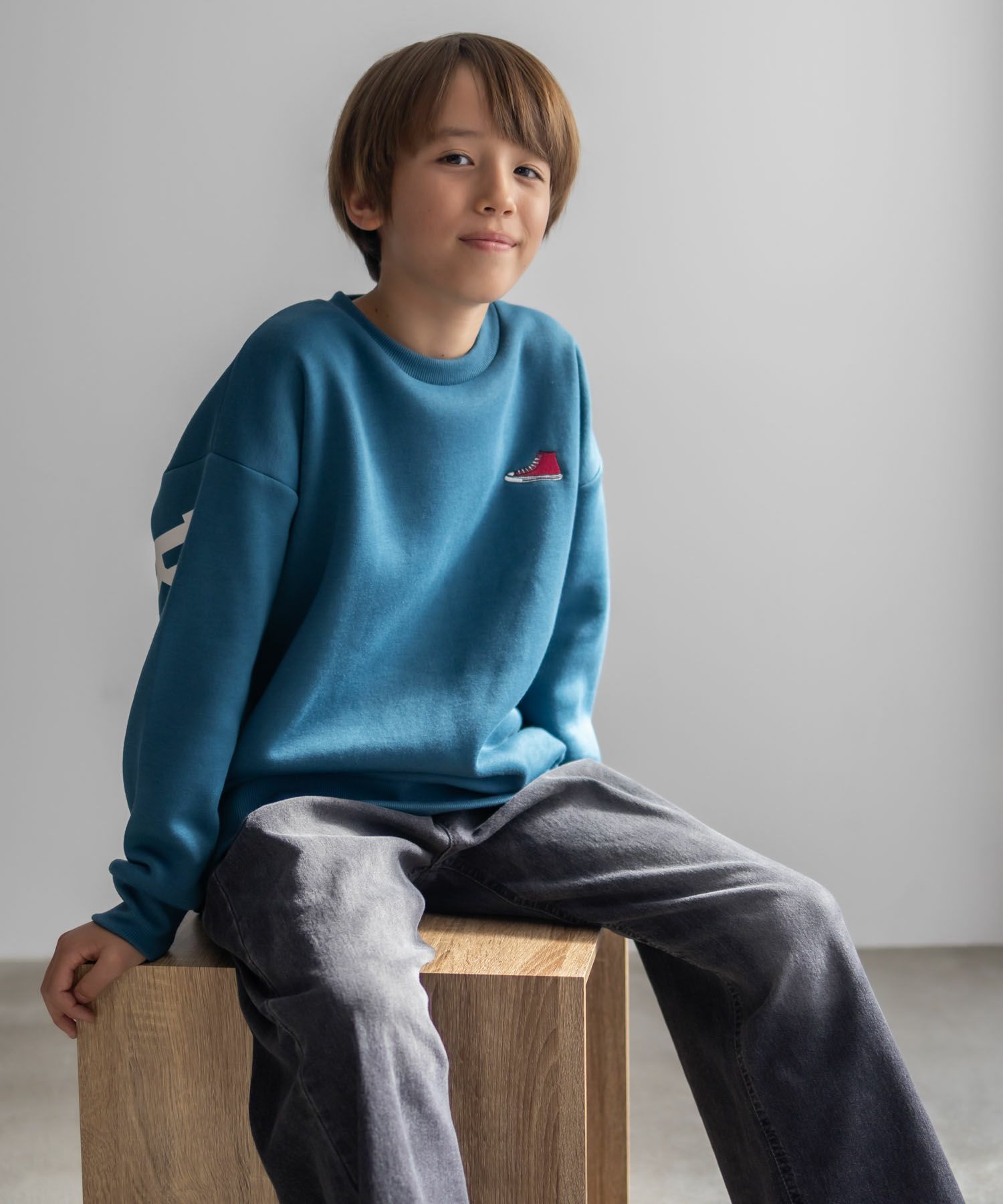 CONVERSE  ビッグロゴトレーナー キッズ商品画像-10