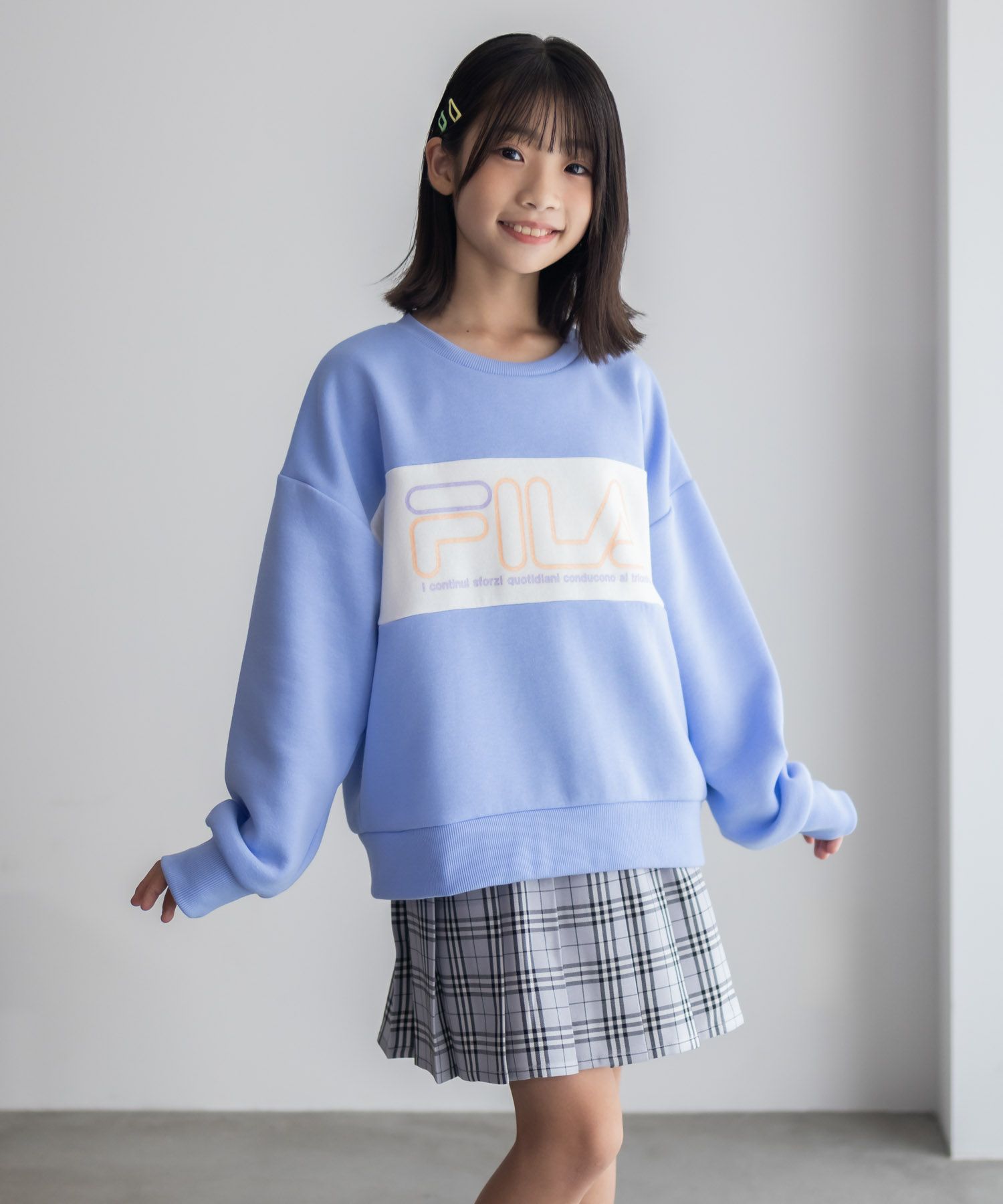 FILA  切替トレーナー キッズ商品画像-1