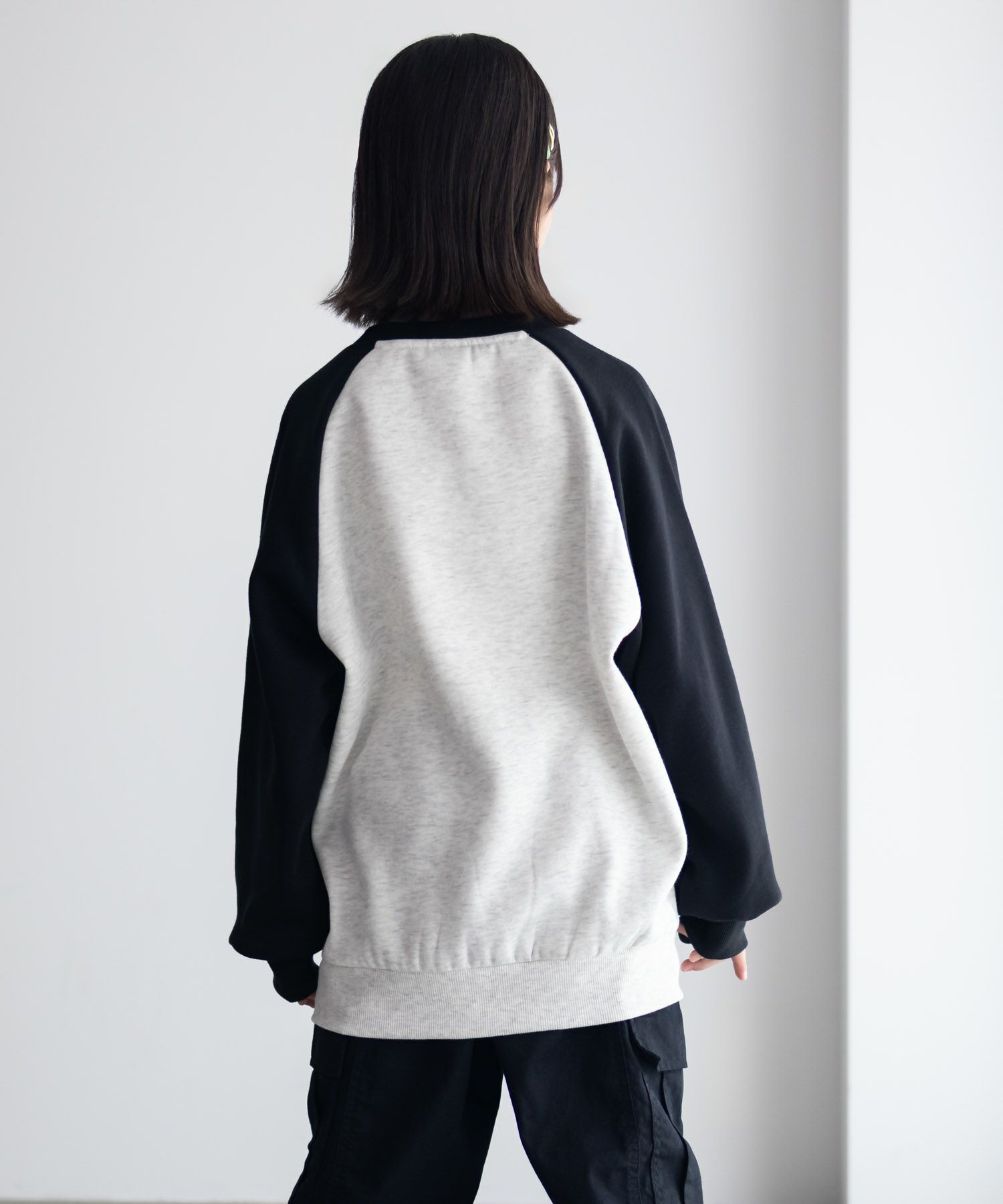 FILA ラグラン配色チュニック キッズ