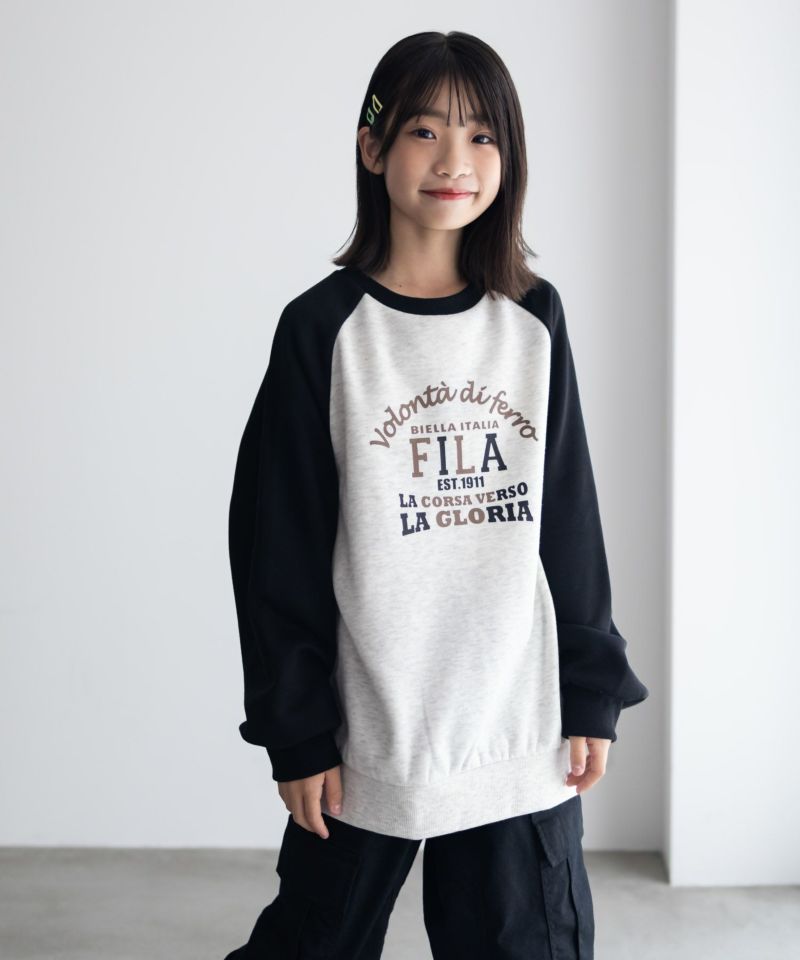 FILA  ラグラン配色チュニック キッズ商品画像-5