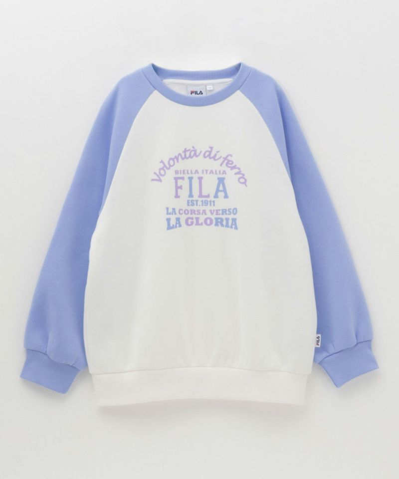 FILA ラグラン配色チュニック キッズ