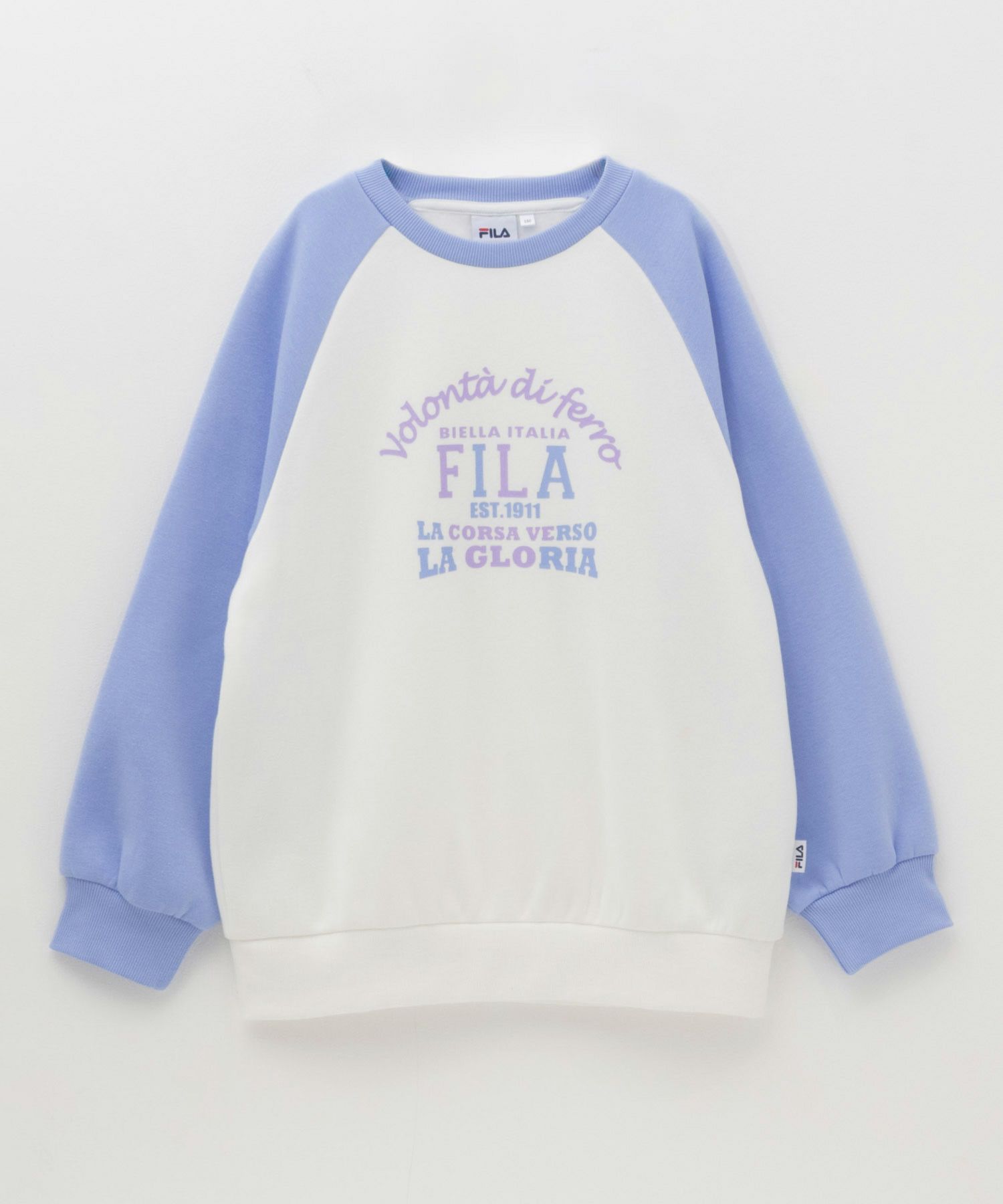 FILA ラグラン配色チュニック キッズ