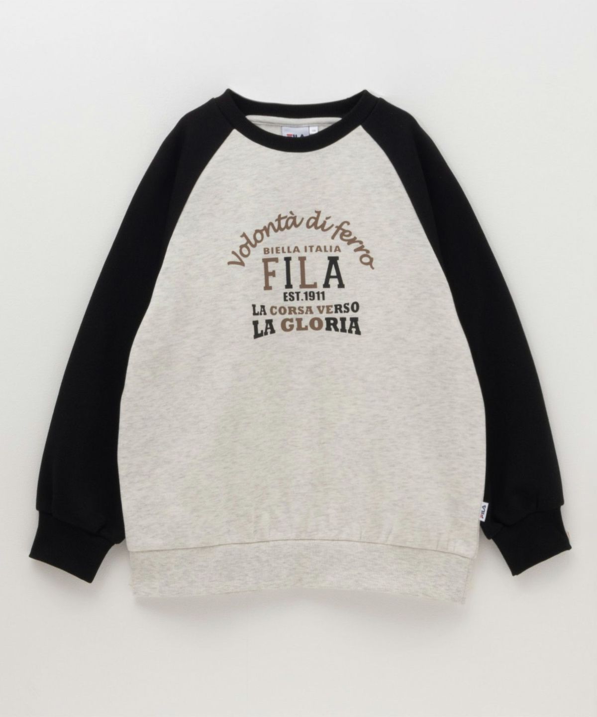 FILA ラグラン配色チュニック キッズ