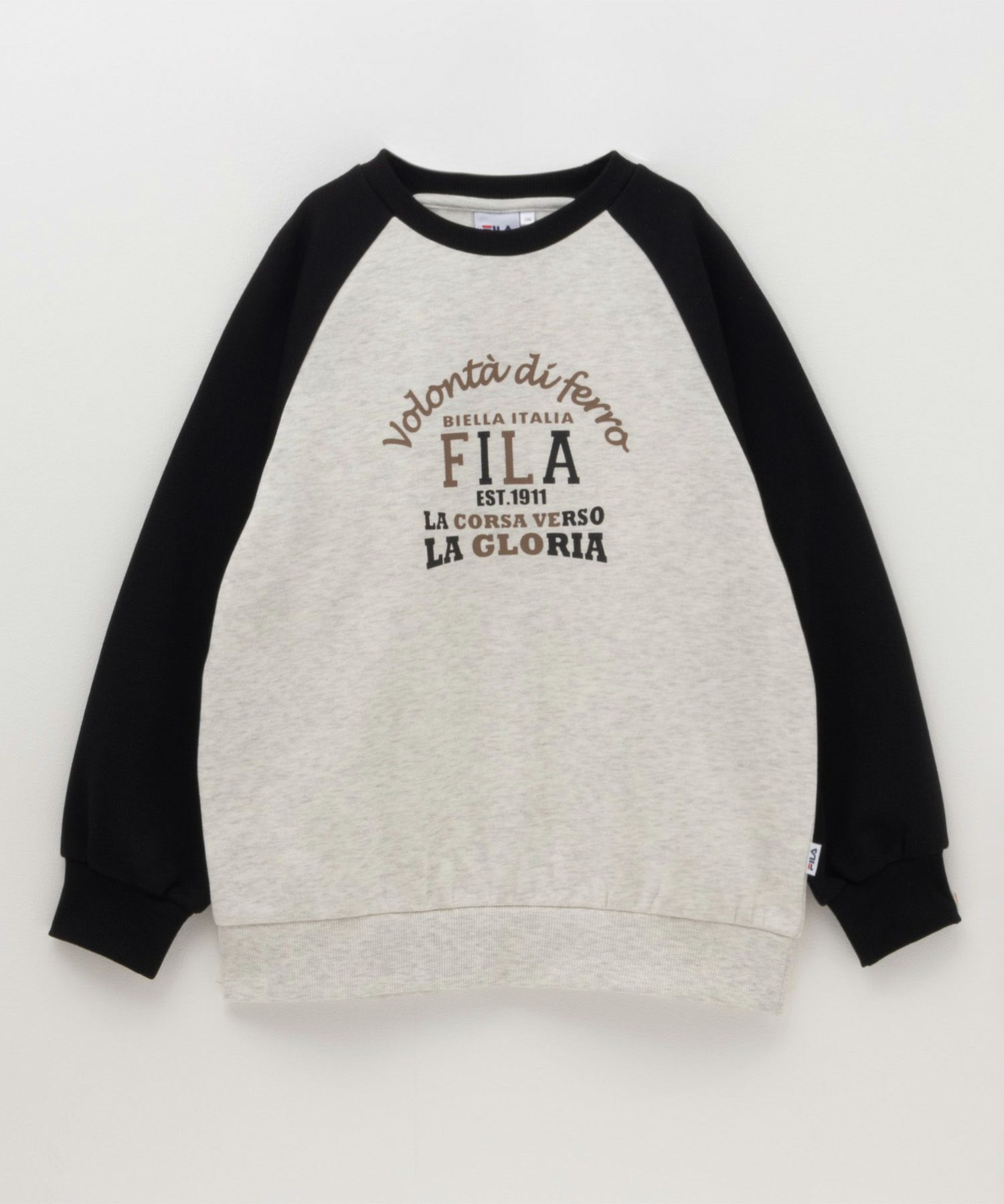 FILA ラグラン配色チュニック キッズ