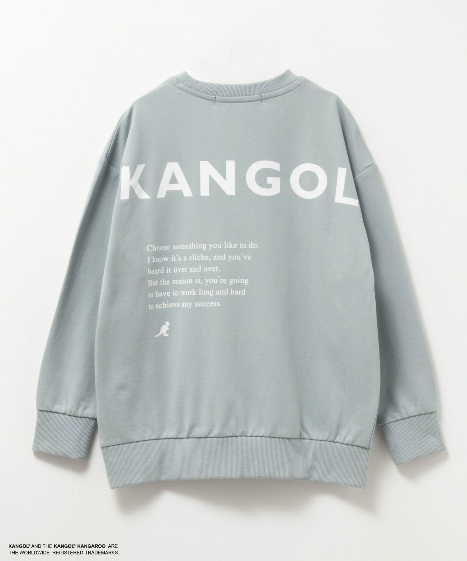 KANGOL ロゴプリントトレーナー キッズ