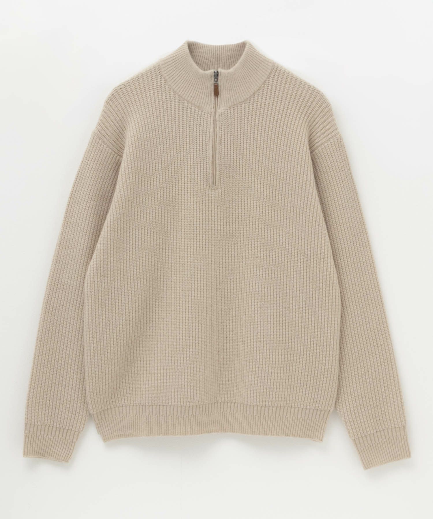 NAVY 快適ニットハーフZIP メンズ商品画像-7