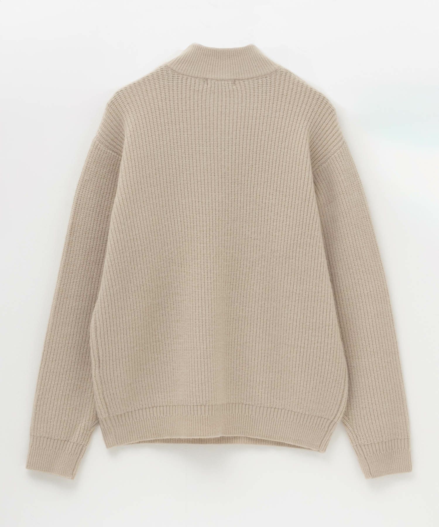 NAVY 快適ニットハーフZIP メンズ商品画像-8