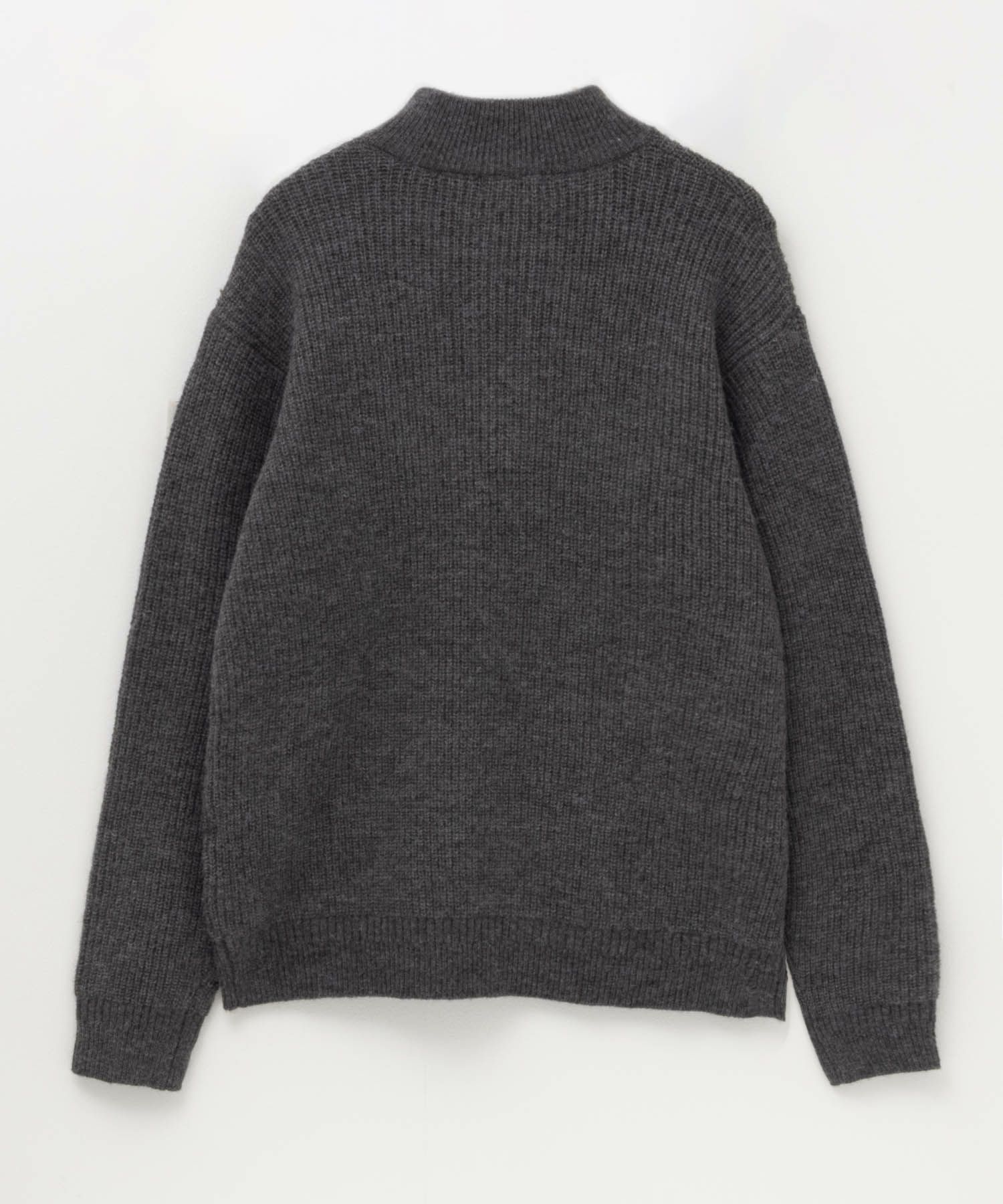 NAVY 快適ニットハーフZIP メンズ商品画像-10