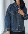 C17  ベーシックデニムジャケット レディース商品サムネイル-1