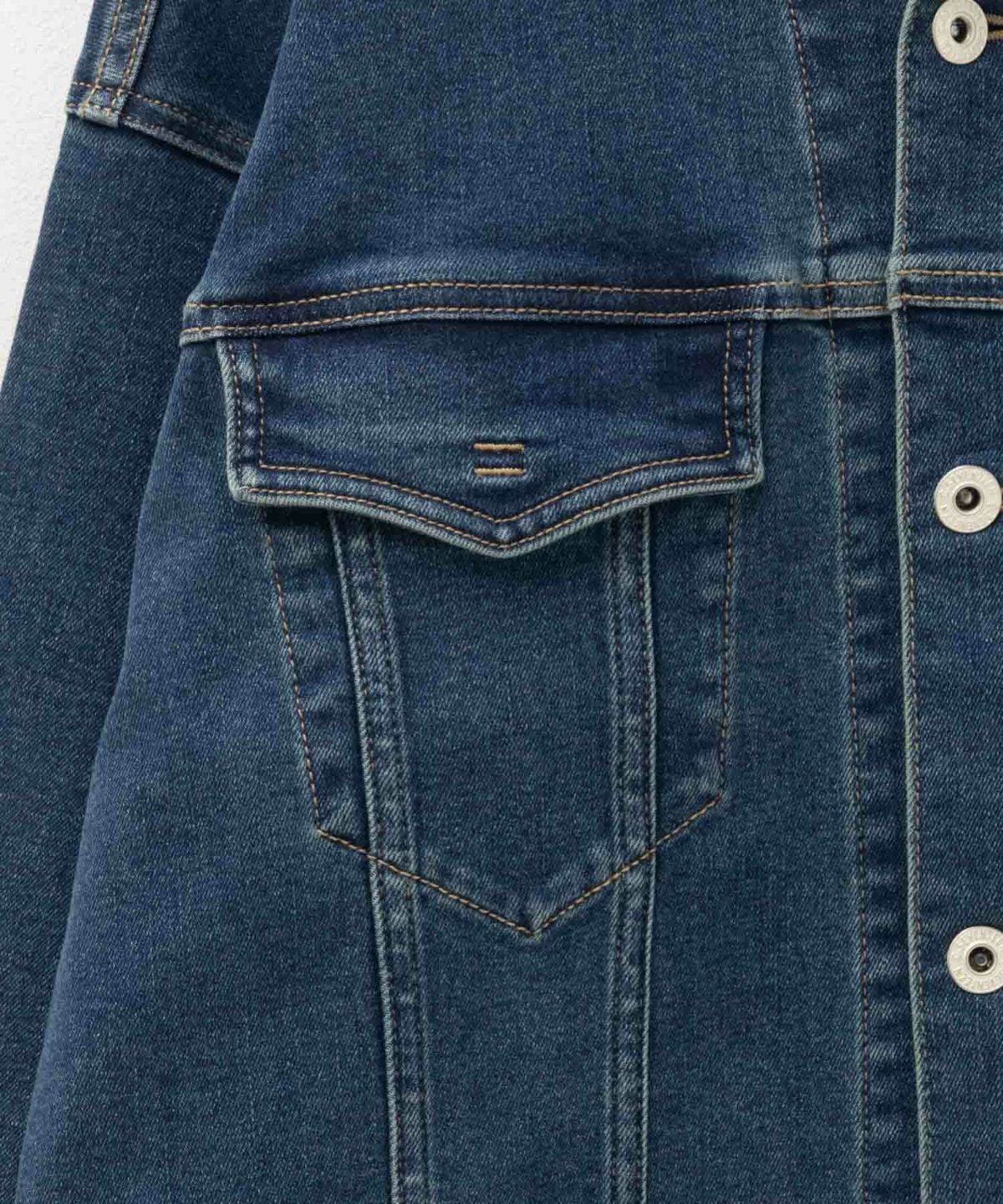 C17 ベーシックデニムジャケット レディース