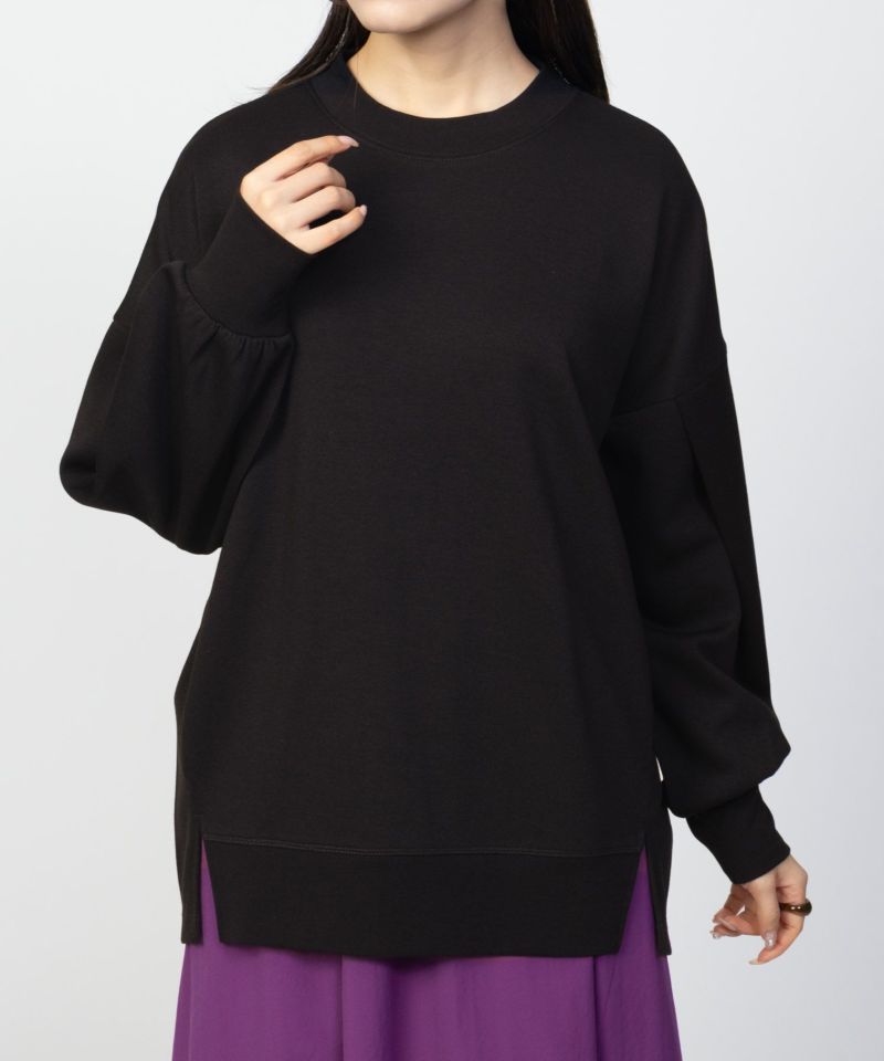 HusHusH  ポンチ素材 ルーズ袖タックプルオーバー レディース商品画像-20